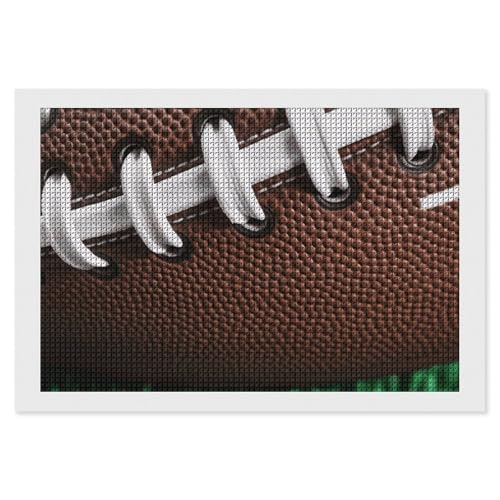 BSCKKDMN American Football Laces Diamond Painting Kits für Erwachsene Diamond Art Kit für Anfänger 5D DIY Full Square Diamond Art Craft Kits für Erwachsene für Home Wall Decor BSCKKDMN American Football Laces Diamond Painting Kits für Erwachsene Diamond Art Kit für Anfänger 5D DIY Full Square Diamond Art Craft Kits für Erwachsene für Home Wall Decor von BSCKKDMN