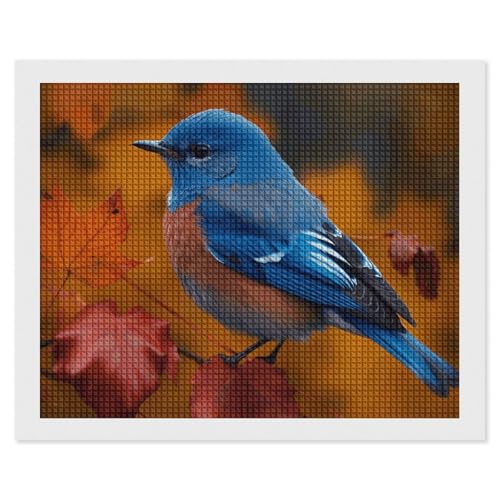 BSCKKDMN Blue Bird and Leaves Diamond Painting Kits for Adults Diamond Art Kit for Beginner 5D DIY Full Square Diamond Art Craft Kits for Adults for Home Wall Decor BSCKKDMN Blue Bird and Leaves Diamond Painting Kits for Adults Diamond Art Kit for Beginner 5D DIY Full Square Diamond Art Craft Kits for Adults for Home Wall Decor von BSCKKDMN