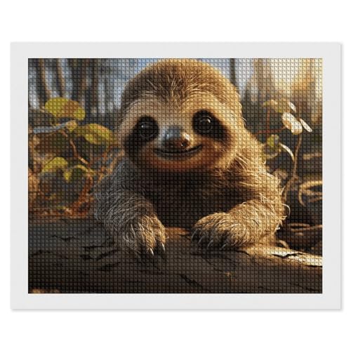 BSCKKDMN Cartoon Cute Faultier Diamond Painting Kits for Adults Diamond Art Kit for Beginner 5D DIY Full Square Diamond Art Craft Kits for Adults for Home Wall Decor BSCKKDMN Cartoon Cute Faultier Diamond Painting Kits for Adults Diamond Art Kit for Beginner 5D DIY Full Square Diamond Art Craft Kits for Adults for Home Wall Decor von BSCKKDMN