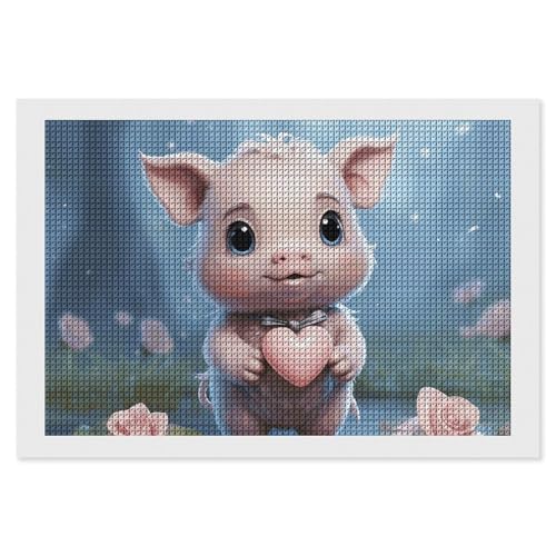 BSCKKDMN Cartoon Holding A Heart Diamond Painting Kits for Adults Diamond Art Kit for Beginner 5D DIY Full Square Diamond Art Craft Kits for Adults for Home Wall Decor BSCKKDMN Cartoon Holding A Heart Diamond Painting Kits for Adults Diamond Art Kit for Beginner 5D DIY Full Square Diamond Art Craft Kits for Adults for Home Wall Decor von BSCKKDMN