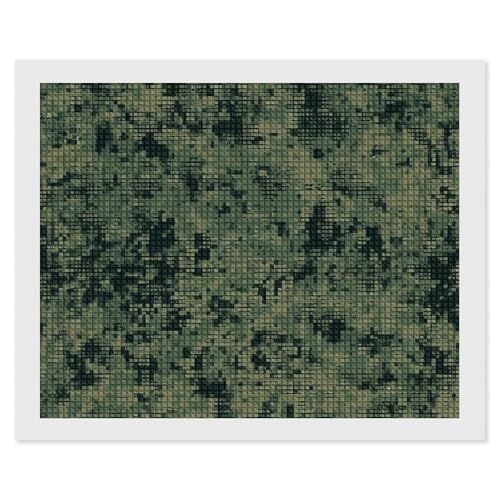 BSCKKDMN Green Army Digital Camouflage Diamond Painting Kits für Erwachsene Diamond Art Kit für Anfänger 5D DIY Full Square Diamond Art Craft Kits für Erwachsene für Home Wall Decor BSCKKDMN Green Army Digital Camouflage Diamond Painting Kits für Erwachsene Diamond Art Kit für Anfänger 5D DIY Full Square Diamond Art Craft Kits für Erwachsene für Home Wall Decor von BSCKKDMN