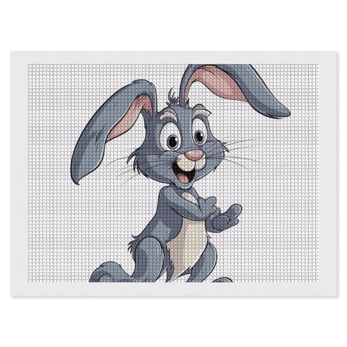 BSCKKDMN Hopping Rabbit Diamond Painting Kits für Erwachsene, Diamantkunst-Set für Anfänger, 5D DIY Full Square Diamond Art Craft Kits für Erwachsene für Home Wall Decor BSCKKDMN Hopping Rabbit Diamond Painting Kits für Erwachsene, Diamantkunst-Set für Anfänger, 5D DIY Full Square Diamond Art Craft Kits für Erwachsene für Home Wall Decor von BSCKKDMN