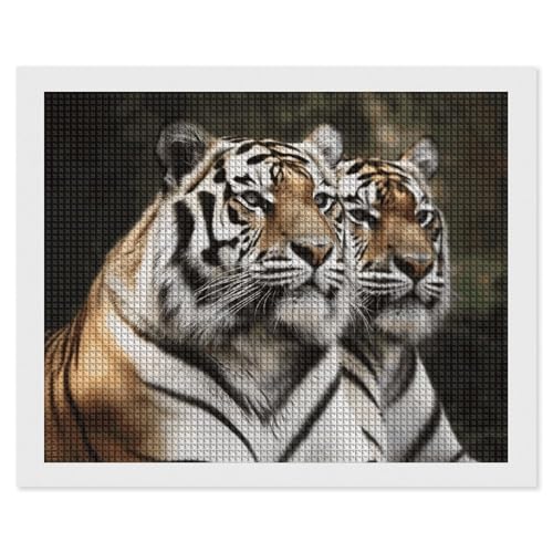 BSCKKDMN Majestic Tiger Diamond Painting Kits für Erwachsene Diamond Art Kit für Anfänger 5D DIY Full Square Diamond Art Craft Kits für Erwachsene für Home Wall Decor BSCKKDMN Majestic Tiger Diamond Painting Kits für Erwachsene Diamond Art Kit für Anfänger 5D DIY Full Square Diamond Art Craft Kits für Erwachsene für Home Wall Decor von BSCKKDMN