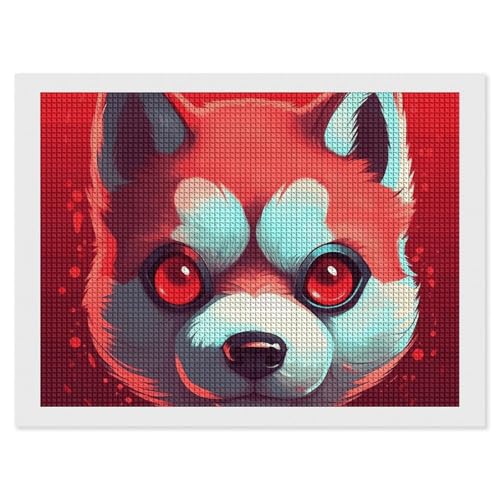BSCKKDMN Red Dog Diamond Painting Kits for Adults Diamond Art Kit for Beginner 5D DIY Full Square Diamond Art Craft Kits for Adults for Home Wall Decor BSCKKDMN Red Dog Diamond Painting Kits for Adults Diamond Art Kit for Beginner 5D DIY Full Square Diamond Art Craft Kits for Adults for Home Wall Decor von BSCKKDMN