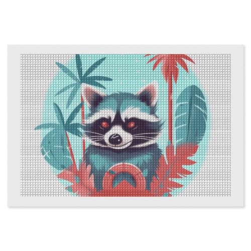 BSCKKDMN Waschbär Avatar Diamond Painting Kits für Erwachsene Diamond Art Kit für Anfänger 5D DIY Full Square Diamond Art Craft Kits für Erwachsene für Home Wall Decor BSCKKDMN Waschbär Avatar Diamond Painting Kits für Erwachsene Diamond Art Kit für Anfänger 5D DIY Full Square Diamond Art Craft Kits für Erwachsene für Home Wall Decor von BSCKKDMN