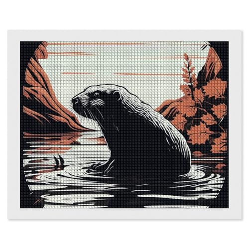 Black Beaver Diamond Painting Kits für Erwachsene, Diamantkunst-Set für Anfänger, 5D DIY Full Square Diamond Art Craft Kits für Erwachsene für Home Wall Decor Black Beaver Diamond Painting Kits für Erwachsene, Diamantkunst-Set für Anfänger, 5D DIY Full Square Diamond Art Craft Kits für Erwachsene für Home Wall Decor von BSCKKDMN