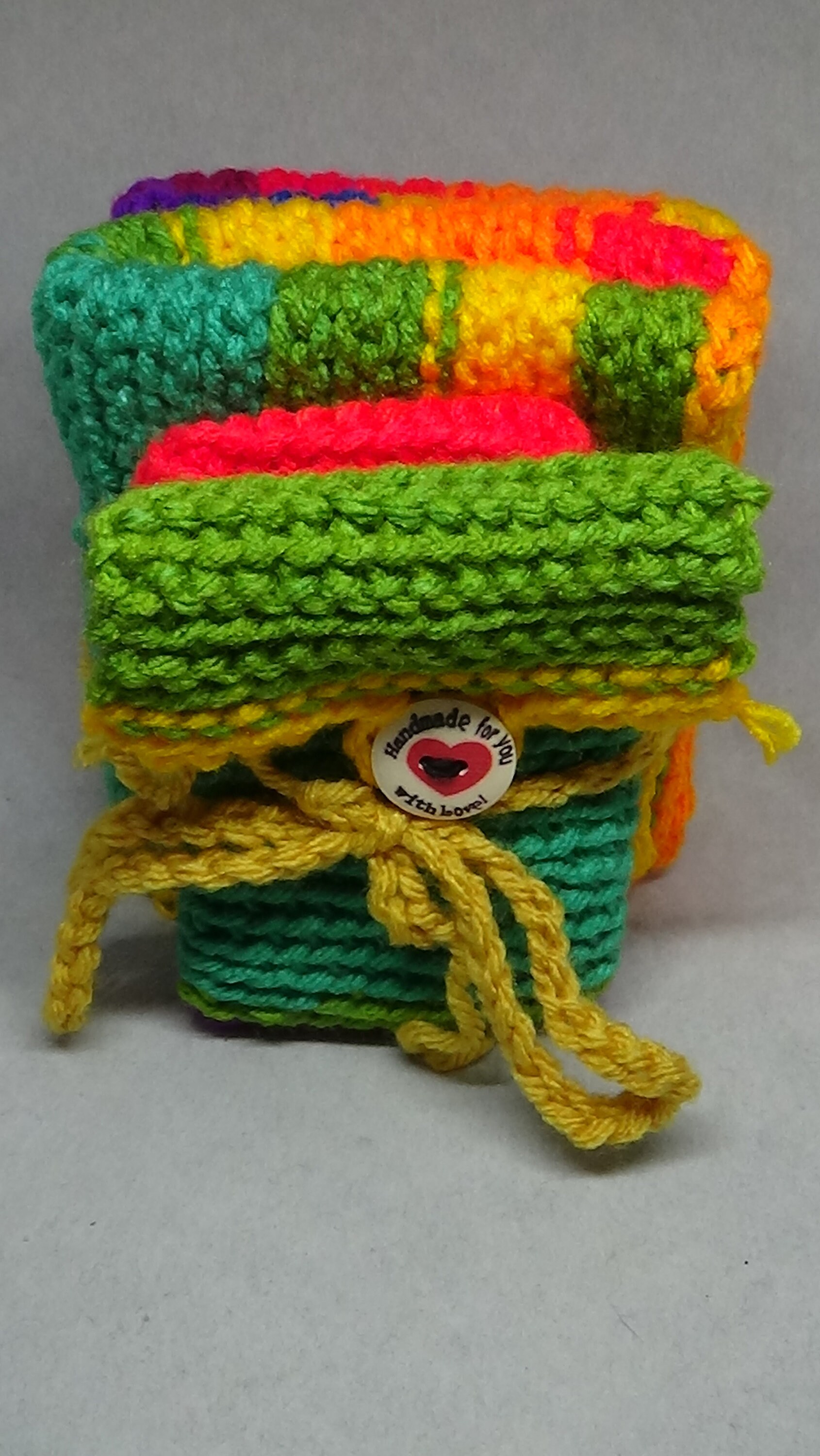 Nylo & Co. Handgefertigte Single Stitch Crochet Lgbtq Inspirierte Pride Wear 2-Handtuch Eitelkeitshalter Zubehör Schwarz Besitz Shop Gift Nylo & Co. Handgefertigte Single Stitch Crochet Lgbtq Inspirierte Pride Wear 2-Handtuch Eitelkeitshalter Zubehör Schwarz Besitz Shop Gift von ArtsAt3634