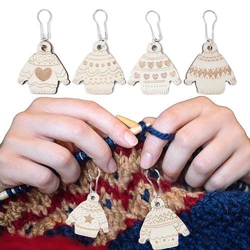 BSEID Filzstifte für Strickwaren, Häkelmarkierclip für Strickwaren – tragbares Häkelzubehör und Zubehör, Häkelnadelmarker für Experten und Anfänger BSEID Filzstifte für Strickwaren, Häkelmarkierclip für Strickwaren – tragbares Häkelzubehör und Zubehör, Häkelnadelmarker für Experten und Anfänger von BSEID