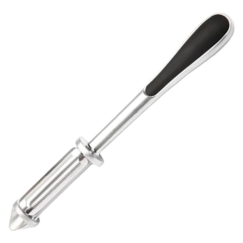 Kartoffelschäler, Manueller Schäler aus Zinklegierung, ergonomischer, rutschfester Schäler, multifunktionaler Schäler, verschleißfest, Küchenschäler für Gurken, Kartoffeln von BSEID