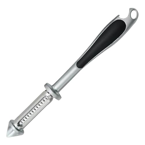Kartoffelschäler, Manueller Schäler aus Zinklegierung, ergonomischer, rutschfester Schäler, multifunktionaler Schäler, verschleißfest, Küchenschäler für Gurken, Kartoffeln von BSEID