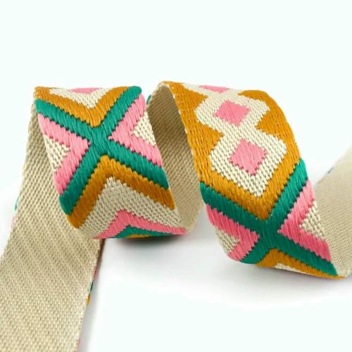 1/2/5 m 38/50 mm Jacquard-Gurtband, Nylonband, Rucksack, Schulterband, Taschengurt, Kleiderbänder, DIY-Nähzubehör, 14–38 mm, 5 Meter 1/2/5 m 38/50 mm Jacquard-Gurtband, Nylonband, Rucksack, Schulterband, Taschengurt, Kleiderbänder, DIY-Nähzubehör, 14–38 mm, 5 Meter von BSGUZ