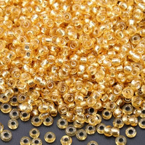 1,5 mm, 2 mm, 3,0 mm, 4,0 mm, 30 Farben, transparente tschechische Silberlinie, Glasperlen 15/0 12/0, Abstandsperlen für die Schmuckherstellung, DIY-Nähen, 22A, 3,0 mm, 400 Stück 1,5 mm, 2 mm, 3,0 mm, 4,0 mm, 30 Farben, transparente tschechische Silberlinie, Glasperlen 15/0 12/0, Abstandsperlen für die Schmuckherstellung, DIY-Nähen, 22A, 3,0 mm, 400 Stück von BSGUZ