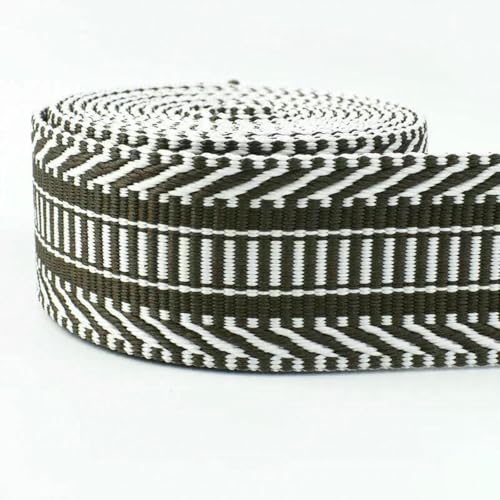 1–10 Meter 38/50 mm Jacquard-Gurtband zum Nähen von Taschen, Schultergurten, dekorativen Flechtbändern, Riemen, Gürtelzubehör, Aprikose, 38 mm, 10 Meter 1–10 Meter 38/50 mm Jacquard-Gurtband zum Nähen von Taschen, Schultergurten, dekorativen Flechtbändern, Riemen, Gürtelzubehör, Aprikose, 38 mm, 10 Meter von BSGUZ