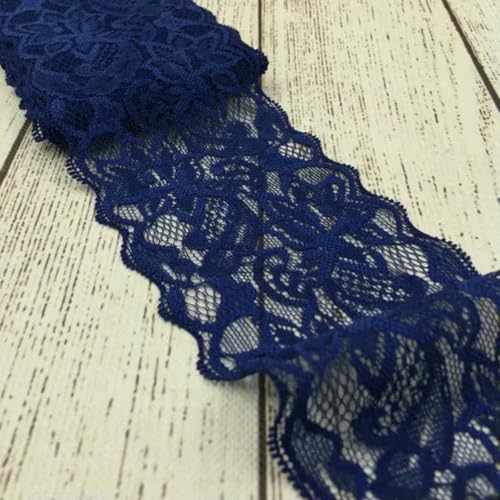 1 Packung = 10 Yards, 24 Farben, 3 Zoll Tüll-Spitzenbesatz, Band für Ornamente, elastische Spitze, Stretch für Haarschmuck für Babys, Mädchen, H, 8 cm breit 1 Packung = 10 Yards, 24 Farben, 3 Zoll Tüll-Spitzenbesatz, Band für Ornamente, elastische Spitze, Stretch für Haarschmuck für Babys, Mädchen, H, 8 cm breit von BSGUZ