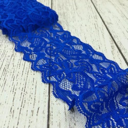 1 Packung = 10 Yards, 24 Farben, 3 Zoll Tüll-Spitzenbesatz, Band für Ornamente, elastische Spitze, Stretch für Haarschmuck für Babys, Mädchen, V, 8 cm breit 1 Packung = 10 Yards, 24 Farben, 3 Zoll Tüll-Spitzenbesatz, Band für Ornamente, elastische Spitze, Stretch für Haarschmuck für Babys, Mädchen, V, 8 cm breit von BSGUZ