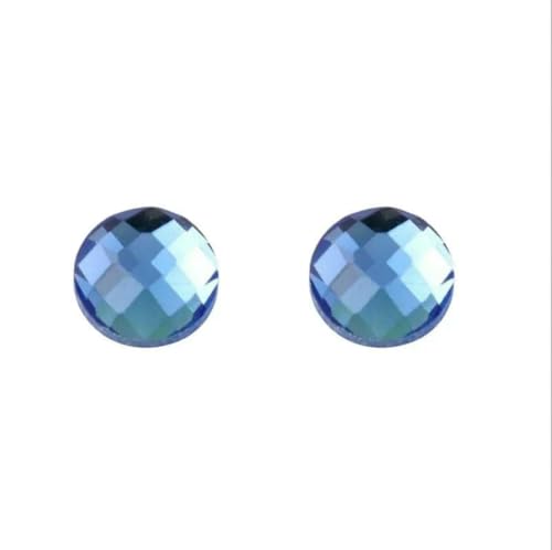 1 Packung Glas-Cabochon mit flacher Rückseite, 6/8/10/12/14/16/18/20 mm, mehrfarbig, Kristall-Cabochon, Kamee-Abdeckung für DIY-Anhänger, Schmuckzubehör, Blau, 10 mm, 50 Stück 1 Packung Glas-Cabochon mit flacher Rückseite, 6/8/10/12/14/16/18/20 mm, mehrfarbig, Kristall-Cabochon, Kamee-Abdeckung für DIY-Anhänger, Schmuckzubehör, Blau, 10 mm, 50 Stück von BSGUZ