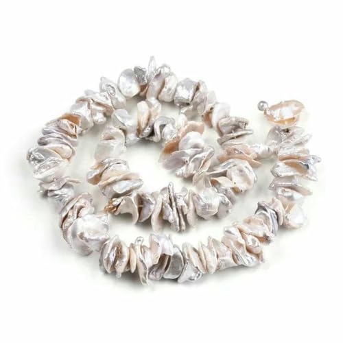1 Strang antike weiße kernhaltige Perlen Perlen für Schmuckherstellung DIY Armband Halskette Basteln Zubehör Dekor-D 1 Strang antike weiße kernhaltige Perlen Perlen für Schmuckherstellung DIY Armband Halskette Basteln Zubehör Dekor-D von BSGUZ