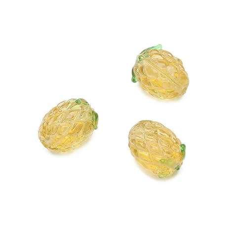 1 Stück Mode Glas Lampwork Perlen Obst und Gemüse Perlen Bekleidungsperlen für Halskette Armband DIY Herstellung Zubehör-01 von BSGUZ