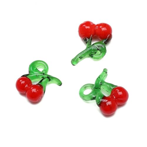 1 Stück Mode Glas Lampwork Perlen Obst und Gemüse Perlen Bekleidungsperlen für Halskette Armband DIY Herstellung Zubehör-03 von BSGUZ
