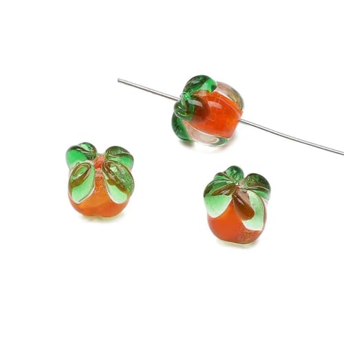 1 Stück Mode Glas Lampwork Perlen Obst und Gemüse Perlen Bekleidungsperlen für Halskette Armband DIY Herstellung Zubehör-05 von BSGUZ