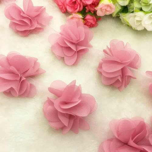 1 Yard Spitze Blume Chiffon Brautkleid Braut Stoff Spitze Trim DIY Baby Haar Band-Blass Mauve 1 Yard Spitze Blume Chiffon Brautkleid Braut Stoff Spitze Trim DIY Baby Haar Band-Blass Mauve von BSGUZ