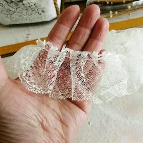 1 Yard Spitzenband-Zubehör, handgefertigt, DIY, erweiterte Kleidung, Plissee, Nähen, dekorativer Stoff, Rocksaum, Stoff, Spitzenbesatz, 20–1–4,5 cm, 1 Meter 1 Yard Spitzenband-Zubehör, handgefertigt, DIY, erweiterte Kleidung, Plissee, Nähen, dekorativer Stoff, Rocksaum, Stoff, Spitzenbesatz, 20–1–4,5 cm, 1 Meter von BSGUZ