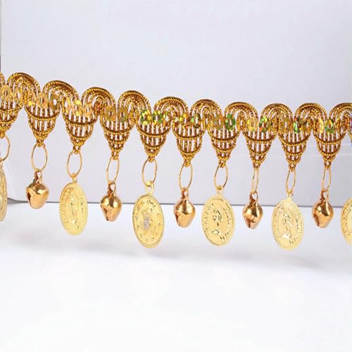 1 Yard Spitzenglockenanhänger National Wind Gold Pailletten Anhänger Goldmünzen Kleid DIY Spitze-SW92076-01-1Yard 1 Yard Spitzenglockenanhänger National Wind Gold Pailletten Anhänger Goldmünzen Kleid DIY Spitze-SW92076-01-1Yard von BSGUZ