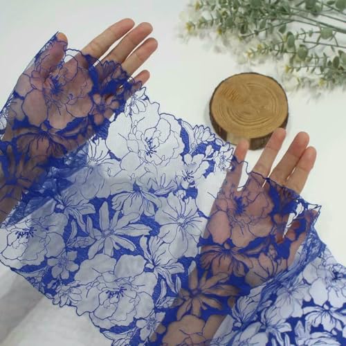 1 Yards Rosa bestickter Stoff Spitzenbesatz Band Handgefertigt DIY Nähhandwerk Für Kostüm Hut Dekoration Spitzenstoff-Breite 24cm_a-1Yard 1 Yards Rosa bestickter Stoff Spitzenbesatz Band Handgefertigt DIY Nähhandwerk Für Kostüm Hut Dekoration Spitzenstoff-Breite 24cm_a-1Yard von BSGUZ