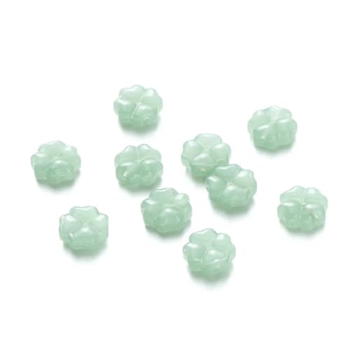 10 20 Stück/Beutel transparente Glasperlen, tschechische Glücksarmbänder, Perlen für Schmuck, Charms, Bastelzubehör, 08-10 Stück von BSGUZ