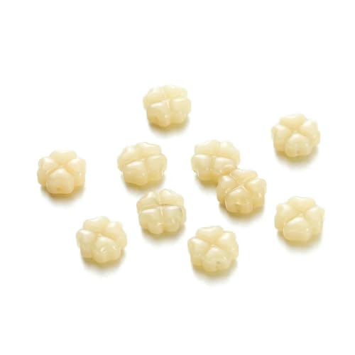 10 20 Stück/Beutel transparente Glasperlen, tschechische Glücksarmbänder, Perlen für Schmuck, Charms, Bastelzubehör, 10–10 Stück von BSGUZ