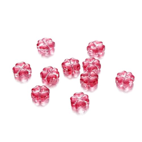10 20 Stück/Beutel transparente Glasperlen, tschechische Glücksarmbänder, Perlen für Schmuck, Charms, Bastelzubehör, 17–10 Stück von BSGUZ