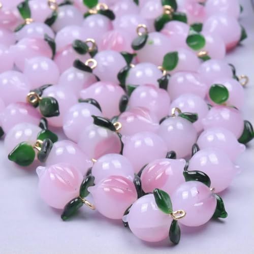 10 Stück Glasperlen, Kaki/Erdbeere/Pfirsich/Wassertropfen, DIY-Ohrringe, Armband-Zubehör, Lampwork-Frucht-Anhänger, Schmuck, 10 Stück, Stil 5 10 Stück Glasperlen, Kaki/Erdbeere/Pfirsich/Wassertropfen, DIY-Ohrringe, Armband-Zubehör, Lampwork-Frucht-Anhänger, Schmuck, 10 Stück, Stil 5 von BSGUZ