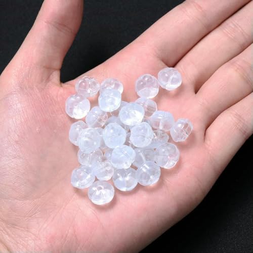 10 Stück glatte Glasperlen in Wassertropfenform, Kristall-Charm-Perlen zur Schmuckherstellung, DIY-Armband, Halskettenzubehör, 7 x 10 mm, weiß, 10 Stück 10 Stück glatte Glasperlen in Wassertropfenform, Kristall-Charm-Perlen zur Schmuckherstellung, DIY-Armband, Halskettenzubehör, 7 x 10 mm, weiß, 10 Stück von BSGUZ
