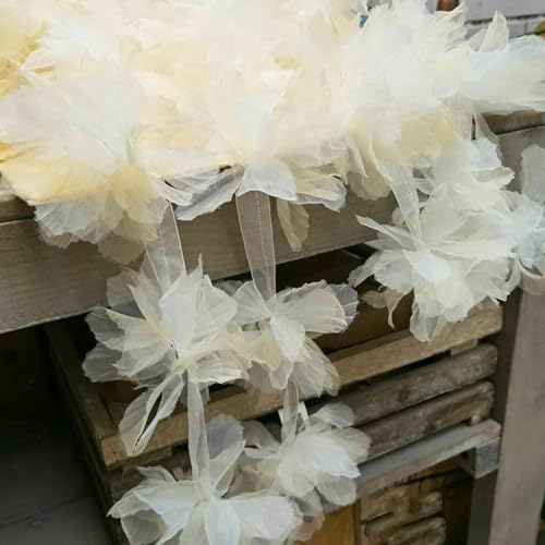 10 Stück handgefertigte 3D-Blumen-Patches, Applikationen, Bordados Para Ropa, 14 cm breit, Champagner 10 Stück handgefertigte 3D-Blumen-Patches, Applikationen, Bordados Para Ropa, 14 cm breit, Champagner von BSGUZ