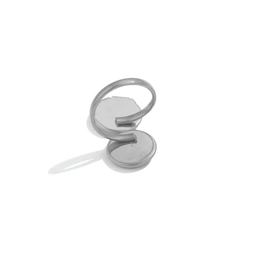 10 Stück verstellbare Edelstahl-Ringfassungen, Blanko-Basis, Glas-Cabochons, Kamee-Lünetten, DIY-Tablett, Blanko-Ringe, Schmuckzubehör-Z2092S12 10 Stück verstellbare Edelstahl-Ringfassungen, Blanko-Basis, Glas-Cabochons, Kamee-Lünetten, DIY-Tablett, Blanko-Ringe, Schmuckzubehör-Z2092S12 von BSGUZ