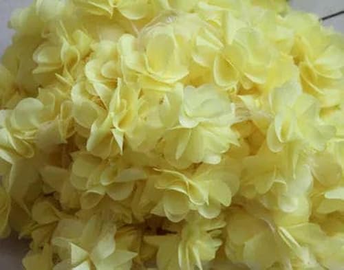 10 Yard/Lot Mehrfarbig 3D 6 Blätter Chiffon Blumen Spitzenbesatz Stoff Dekoration DIY Kleidung Hochzeitskleid Patch Zubehör-Gelb 10 Yard/Lot Mehrfarbig 3D 6 Blätter Chiffon Blumen Spitzenbesatz Stoff Dekoration DIY Kleidung Hochzeitskleid Patch Zubehör-Gelb von BSGUZ