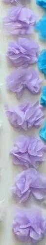 10 Yard/Lot Mehrfarbig 3D 6 Blätter Chiffon Blumen Spitzenbesatz Stoff Dekoration DIY Kleidung Hochzeitskleid Patch Zubehör-Hellviolett 10 Yard/Lot Mehrfarbig 3D 6 Blätter Chiffon Blumen Spitzenbesatz Stoff Dekoration DIY Kleidung Hochzeitskleid Patch Zubehör-Hellviolett von BSGUZ