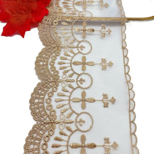 10 Yards Spitze Stoffband DIY Nähen Trim Zubehör Hochzeit Handwerk Rock Trim Deco-1 10 Yards Spitze Stoffband DIY Nähen Trim Zubehör Hochzeit Handwerk Rock Trim Deco-1 von BSGUZ