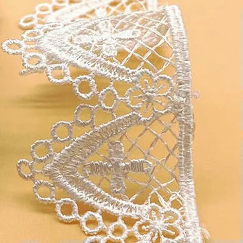 10 Yards Spitze Stoffband DIY Nähen Trim Zubehör Hochzeit Handwerk Rock Trim Deco-3 10 Yards Spitze Stoffband DIY Nähen Trim Zubehör Hochzeit Handwerk Rock Trim Deco-3 von BSGUZ