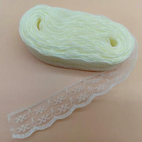 10 Yards Spitzenband, Brautkleidstoffe für Verzierungen zum Nähen, Handarbeitszubehör, Handarbeitsmaterialien, Breite 2,3 cm, Spitze, 10 Yards 10 Yards Spitzenband, Brautkleidstoffe für Verzierungen zum Nähen, Handarbeitszubehör, Handarbeitsmaterialien, Breite 2,3 cm, Spitze, 10 Yards von BSGUZ