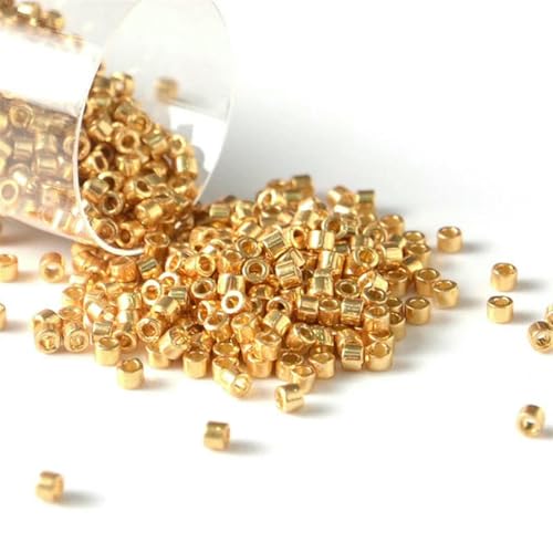 10 g/Tube 11/0 Glasperlen, metallische Farbe, runder Abstandshalter für die Herstellung von handgefertigtem Schmuck, DB1832, 1,6 mm, 2000 Stück 10 g/Tube 11/0 Glasperlen, metallische Farbe, runder Abstandshalter für die Herstellung von handgefertigtem Schmuck, DB1832, 1,6 mm, 2000 Stück von BSGUZ