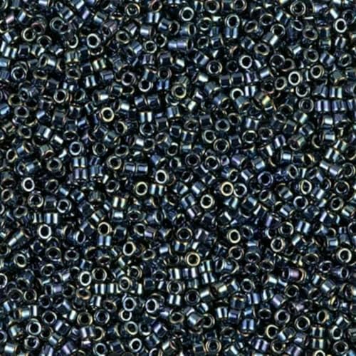 10 g/Tube japanische Glasperlen, metallische Rocailles-Perlen, runde Abstandsperlen zur Schmuckherstellung, DB6, 1,6 mm, 2000 Stück von BSGUZ
