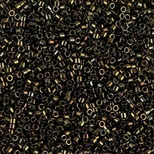 10 g/Tube japanische Glasperlen, metallische Rocailles-Perlen, runde Abstandsperlen zur Schmuckherstellung, DB7, 1,6 mm, 2000 Stück von BSGUZ