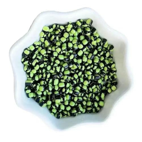 10 g 4,0 mm Wassermelonen-Glasperlen, Charms, Abstandshalter, Streifenperlen für die Schmuckherstellung, DIY-Handarbeiten, Handarbeiten, Nähen, Großhandel, 05-10 g von BSGUZ