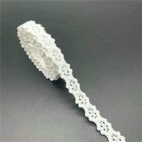 10 mm – 50 mm, 2 Yards, weißes Spitzenband aus 100% Baumwolle zum Nähen von Bekleidung, Stoffbesatz, gehäkeltes Spitzenband aus Baumwolle, handgefertigte Accessoires-1 10 mm – 50 mm, 2 Yards, weißes Spitzenband aus 100% Baumwolle zum Nähen von Bekleidung, Stoffbesatz, gehäkeltes Spitzenband aus Baumwolle, handgefertigte Accessoires-1 von BSGUZ