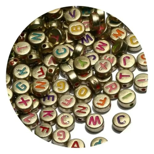 100/200/300/500 Stück Acryl-Buchstabenperlen, gemischt, rund, flach, lose Abstandsperlen für die Schmuckherstellung, handgefertigt, DIY-Armband, Halskette, 4 x 7 mm, gemischt_f-100 Stück 100/200/300/500 Stück Acryl-Buchstabenperlen, gemischt, rund, flach, lose Abstandsperlen für die Schmuckherstellung, handgefertigt, DIY-Armband, Halskette, 4 x 7 mm, gemischt_f-100 Stück von BSGUZ