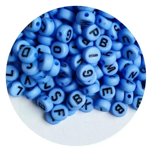 100/200/300/500 Stück Acryl-Buchstabenperlen, gemischt, rund, flach, lose Abstandsperlen für die Schmuckherstellung, handgefertigt, DIY-Armband, Halskette – 4 x 7 mm – gemischt_|-300 Stück 100/200/300/500 Stück Acryl-Buchstabenperlen, gemischt, rund, flach, lose Abstandsperlen für die Schmuckherstellung, handgefertigt, DIY-Armband, Halskette – 4 x 7 mm – gemischt_|-300 Stück von BSGUZ