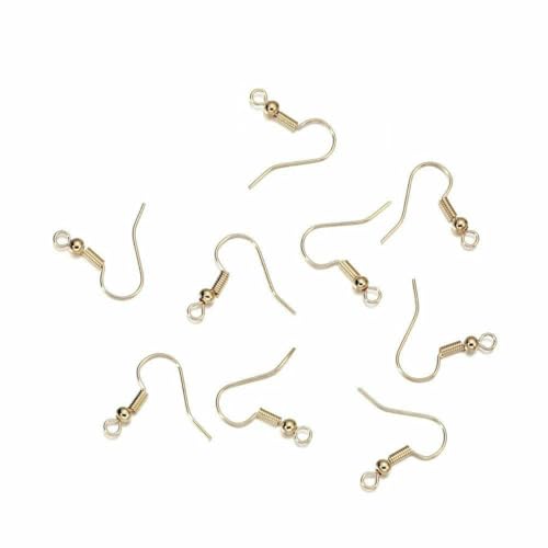 100 Stück/Los 20 * 17 mm 10 Farben Eisenperlen-Charms Ohrringdrähte mit Ohrhaken Ohrringe Verschluss Erkenntnisse Zubehör für Schmuckherstellung DIY-KC Gold- 100 Stück/Los 20 * 17 mm 10 Farben Eisenperlen-Charms Ohrringdrähte mit Ohrhaken Ohrringe Verschluss Erkenntnisse Zubehör für Schmuckherstellung DIY-KC Gold- von BSGUZ