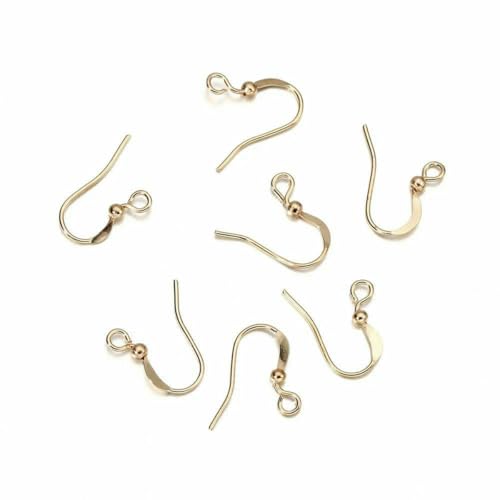 100 Stück/Los 20 * 17 mm 10 Farben Eisenperlen-Charms Ohrringdrähte mit Ohrhaken Ohrringe Verschluss Zubehör Zubehör für Schmuckherstellung DIY-KC Gold 3- 100 Stück/Los 20 * 17 mm 10 Farben Eisenperlen-Charms Ohrringdrähte mit Ohrhaken Ohrringe Verschluss Zubehör Zubehör für Schmuckherstellung DIY-KC Gold 3- von BSGUZ