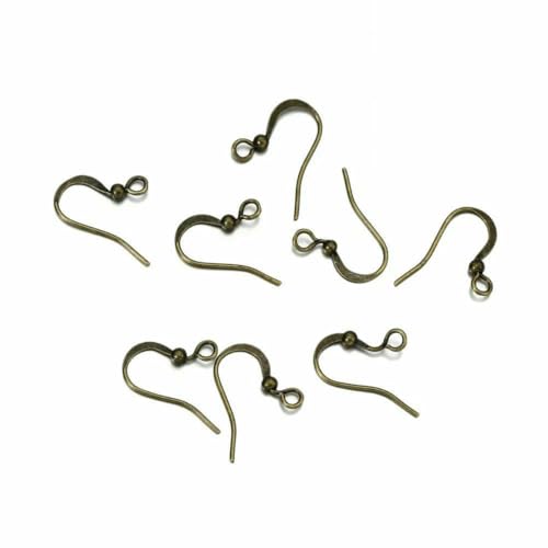 100 Stück/Los 20 x 17 mm, 10 Farben, Eisenperlen-Charms, Ohrringdrähte mit Ohrhaken, Ohrringverschluss, Zubehör für die Schmuckherstellung, DIY, Antikbronze, 3-parallel 100 Stück/Los 20 x 17 mm, 10 Farben, Eisenperlen-Charms, Ohrringdrähte mit Ohrhaken, Ohrringverschluss, Zubehör für die Schmuckherstellung, DIY, Antikbronze, 3-parallel von BSGUZ